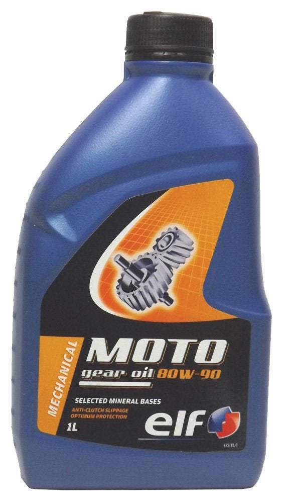 Elf (801680 4-Stroke 80W-90 Motorcycle/ATV Transmission Gear Oil - 1 Liter Bottle - Image 5