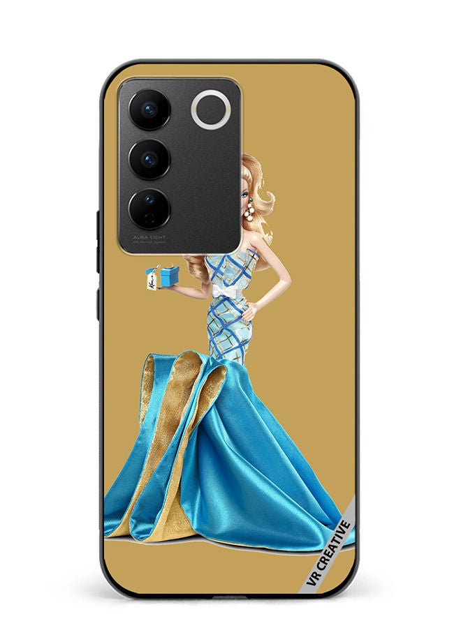 VR CREATIVE Protective Case Cover For Vivo V27e Grown Design Multicolour - Image 1