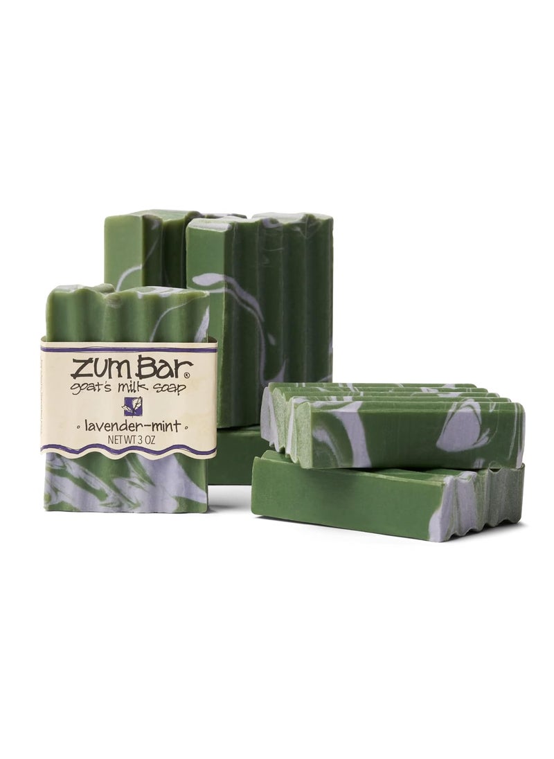 ZUM Zum Bar Goats Milk Soap  LavenderMint  3 oz 6 Pack 