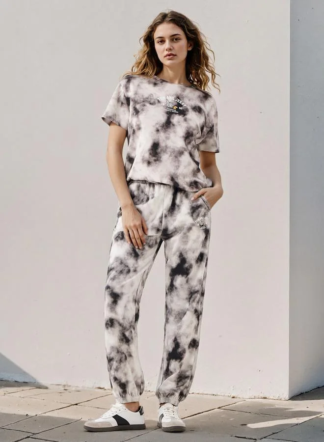 اس بي كاركترز سراويل رياضية مطرزة بتوم وجيري