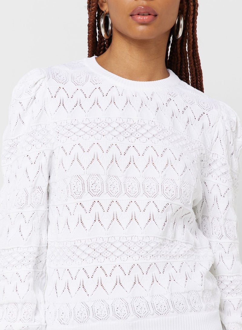 ONLY Crew Neck Knitted Sweater  - Image 3