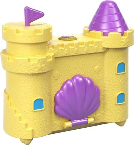 Polly Pocket Travel Toy with 2 Micro Dolls, Dolphin Pet & Water Play Accessories, Pocket World Surf ‘n’ Sandventure Playset - Image 5