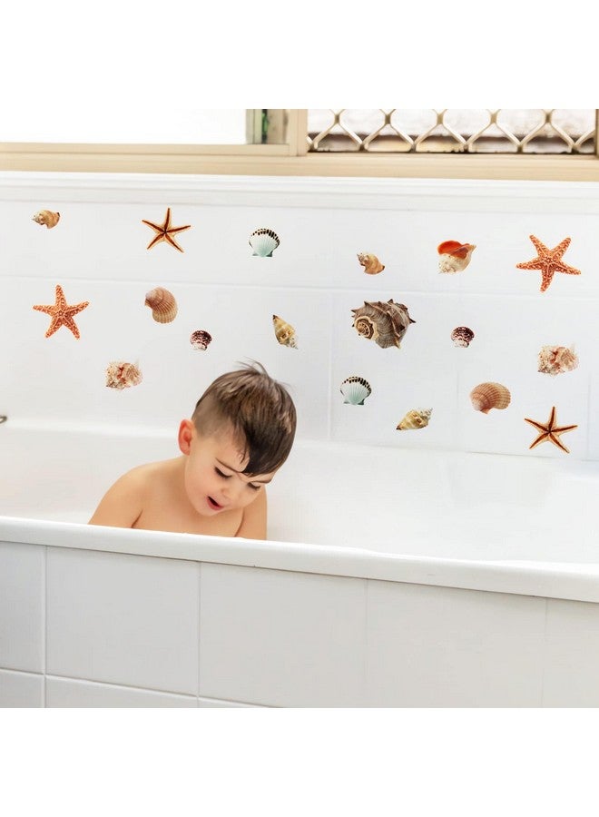 iinuu Shell Decals for Bathroom Laundry,Under The Sea Wall Decals(1) - Image 4