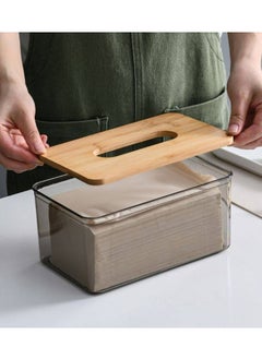 FALMER Transparent Tissue Box with a Simple and Innovative Design for the Living Room and Dining Room  - Image 2