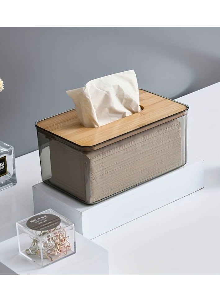 FALMER Transparent Tissue Box with a Simple and Innovative Design for the Living Room and Dining Room  - Image 3