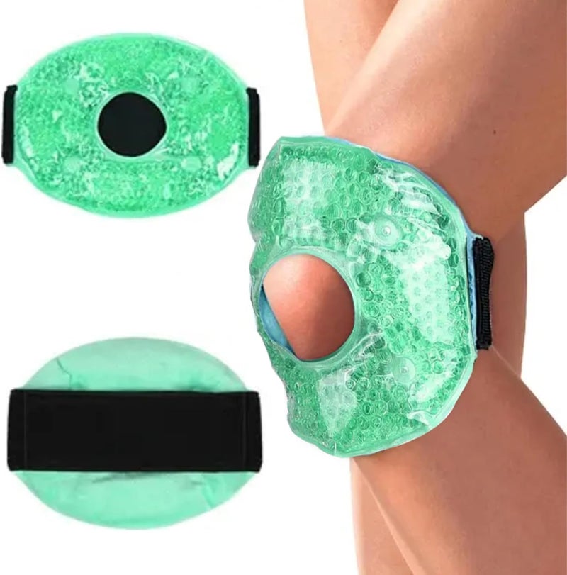 Coldcool Knee Cold PackGel Beads Knee Cold Pack for Injury Reusable Soft Gel Freeze Knee Wrap Ice Packs for Knee Surgery Joint Pain Arthrit and Chronchron Pain Relief Swelling Bruises2 PCS - Image 1