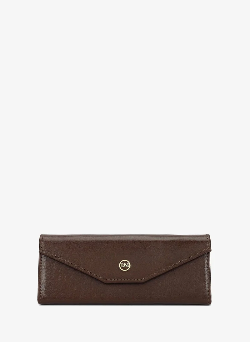 Da Milano Da Milano Genuine Leather Eyewear Protection Case - Brown (SC-0012E)