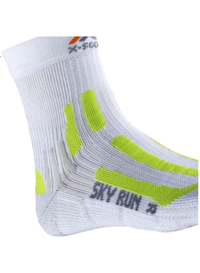 Xbionic Men'S And Women'S Marathon Silver Stockings V2.0 W191 White/Green Yellow 22.5Cm-24(35-38) - Image 2