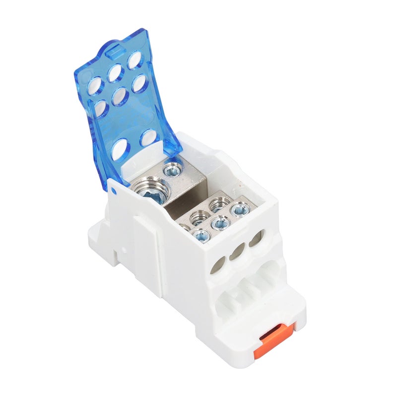UKK160 Terminal Block Box DIN Rail Mount Single Pole Electric Wire Junction Box for Distribution Cabinet 1000V AC DC - Image 2
