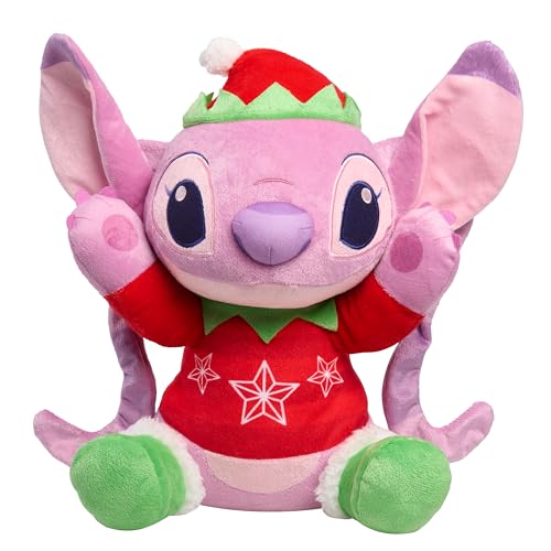 Just Play Disney Stitch Large Holiday Plush Angel Kids Toys for Ages 2 Up by Just Play - Image 1