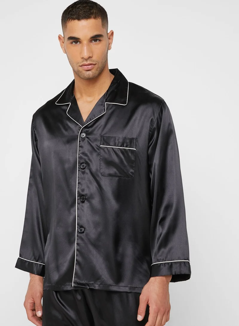 Lounge District Satin Pyjama Set