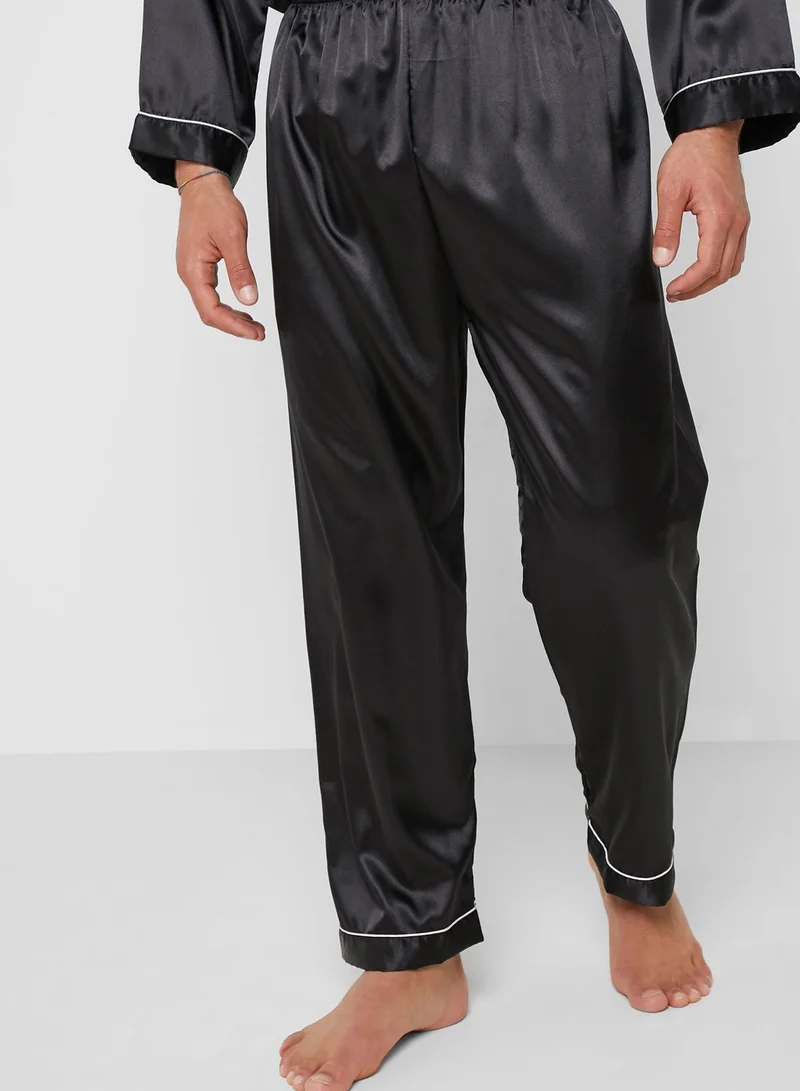 Lounge District Satin Pyjama Set