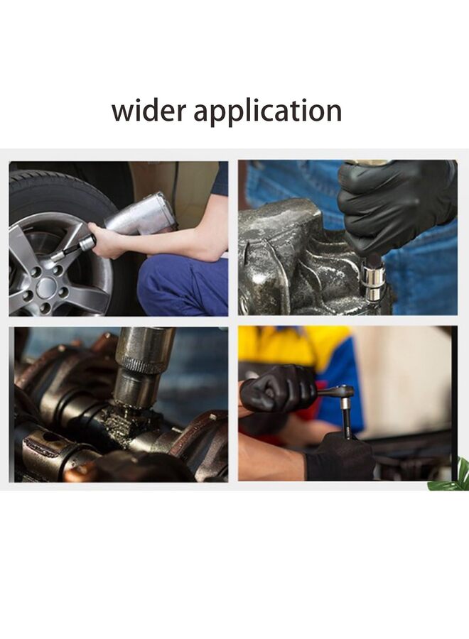 يُسلِّم مجموعة محولات مقابس المثقاب الكهربائي المقاومة للصدمات، مكونة من 6 قطع، محول مقبس مفك سداسي الساق بقياس 3 بوصات و6 بوصات، محول مقبس إلى مثقاب 1/4 بوصة، محول مفك صدمات 1/2 بوصة - Image 5