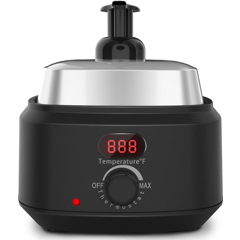 TASALON New Upgrade Professional Hot Lather Machine for Shaving 850ml Large Capacity Shaving Heater Foam Maker with Digital Temperature Display and 2 pumps Home Use Salon and Barber Shops - Image 2