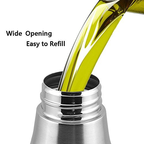 Flyboo Olive Oil Dispenser,Oil Bottle Stainless Steel Leak Proof Olive Oil Decanter for Kitchen - Image 4