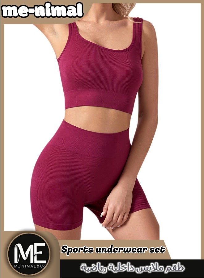 مينيمال طقم ملابس داخلية رياضية للنساء - أساسيات التمرين بلا لحام وداعمة - Image 3