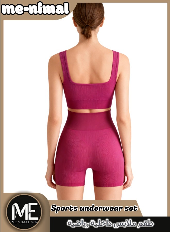 مينيمال طقم ملابس داخلية رياضية للنساء - أساسيات التمرين بلا لحام وداعمة - Image 4