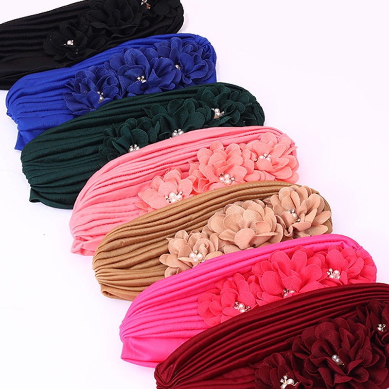 New Cap Three Layer Milk Silk Bronzing Braid Hat - Image 3