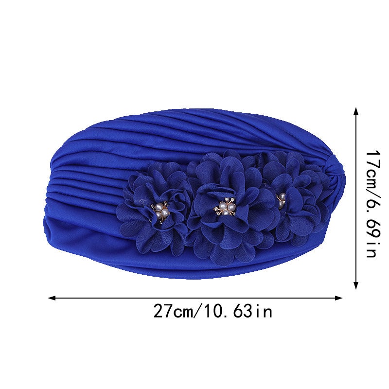New Cap Three Layer Milk Silk Bronzing Braid Hat - Image 4