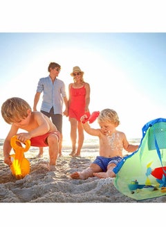 Excefore Mesh Beach Bag, Extra Large Tote Bag Toys Towels Sand Away, Toy Foldable Lightweight for Holding Children’ Grocery Picnic Kids Sea Shell Bags, 2 Pack  - Image 3