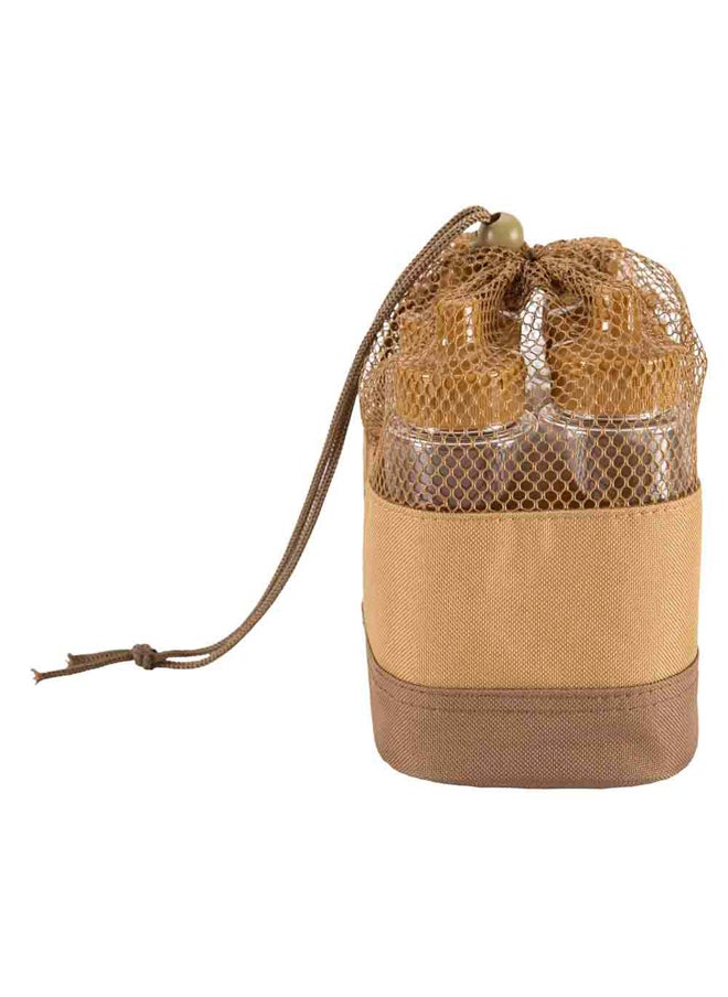 AL SANIDI lamps and spices set bag, Kaki, 22x12x18 Cm  - Image 4