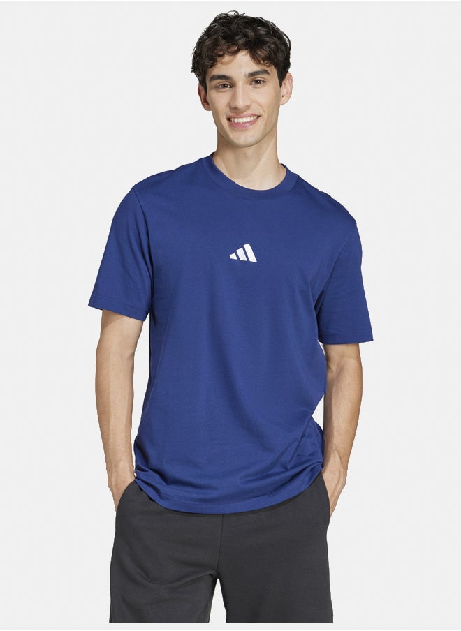 Adidas Essentials Small Logo Single Jersey T-Shirt  - Image 1