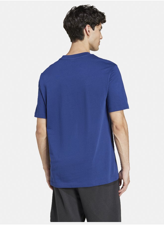 Adidas Essentials Small Logo Single Jersey T-Shirt  - Image 4