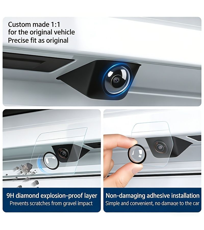 360 Panoramic Camera Protective Cover HD High Permeability Lossless Vision Car SUV Accessories - Image 2