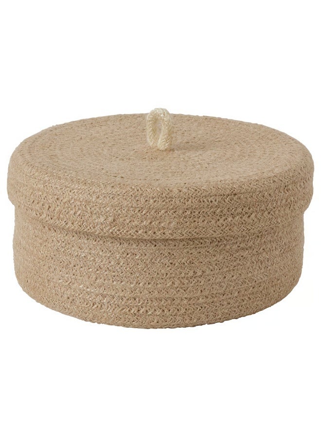 Basket With Lid  20x10 cm - Image 1