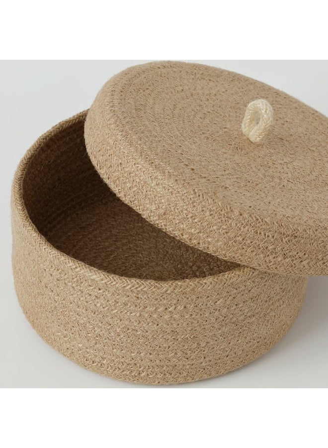Basket With Lid  20x10 cm - Image 3