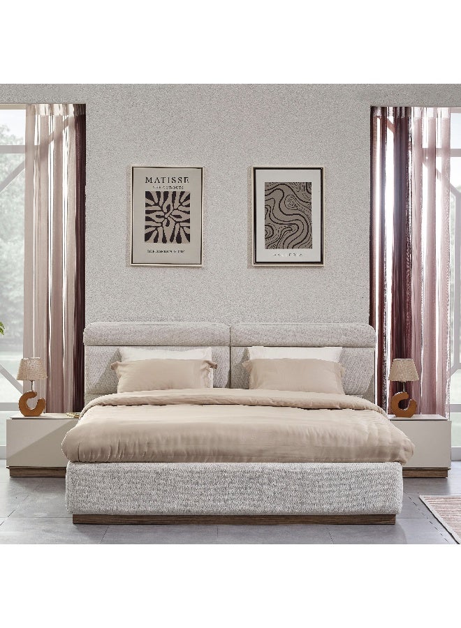 Home Box Leona 6-Piece King Bedroom Set - 180x200 cm - Image 3