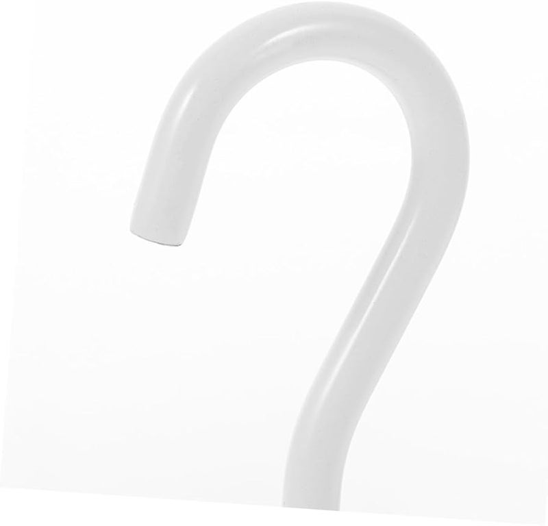 White Iron Ceiling Hooks For Hanging Plants 4pcs Indoor Outdoor Wall Mount With Screws - Image 4