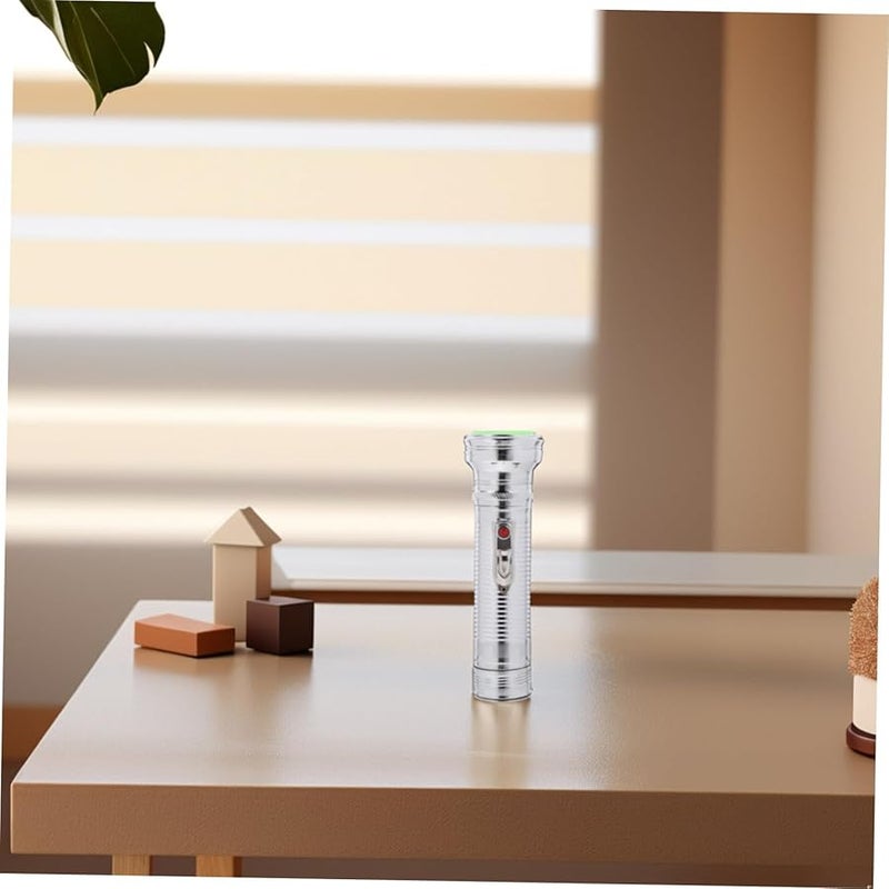 Vintage Metal Handheld Flashlight Retro Classic Torch For Camping Collectors Decor - Image 5