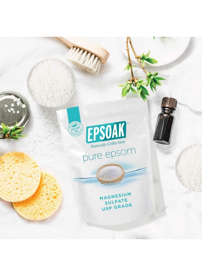Epsoak Epsom Salt 10 Lb. Magnesium Sulfate Usp. (Qty. 2 X 5Lb. Bags) Resealable Epsom Salt Bulk Bags Unscented Made In The Usa Crueltyfree Certified - Image 5