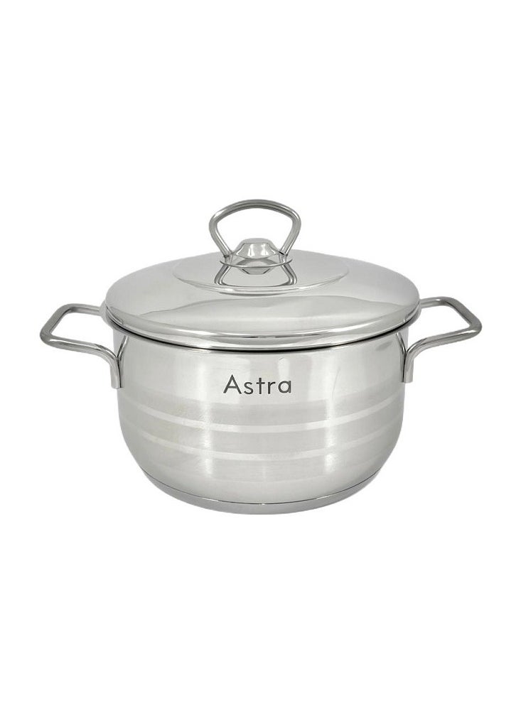 ASTRA 2.4L Casserole (18x10 cm) – Premium Stainless Steel, Non-Stick, Oven Safe Pot for Cooking, Baking, and Roasting - pzsku/Z0C9AD4B05DC97B8C8015Z/45/1741083079/0fb3d402-9999-446a-8832-6f204c5cac93