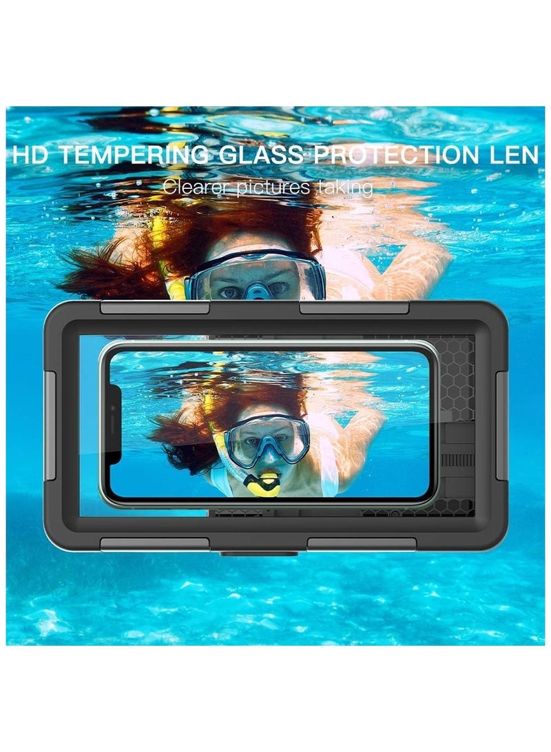 IP68 Waterproof Case for iPhone 16/Plus/Pro/Pro Max Universal Diving Underwater Phone Case Sealed Underwater Photography Protective Cover Suitable for Swimming u0026 Snorkeling - Image 2