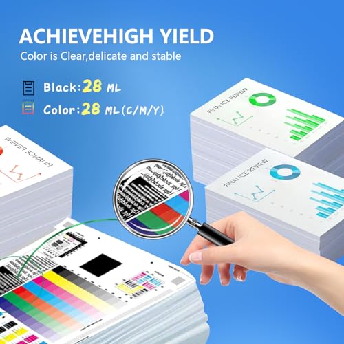 YOUEXPERT PP50 PP100 Ink Cartridges 6 Color Set PJIC1 PJIC2 PJIC3 PJIC4 PJIC5 PJIC6 C13S02A9991 Suitable for DiscProducer PP-50 PP-100 Printers (Black, Cyan, Magenta, Yellow, Light Cyan, Light Magenta, 6Pcs) - Image 3