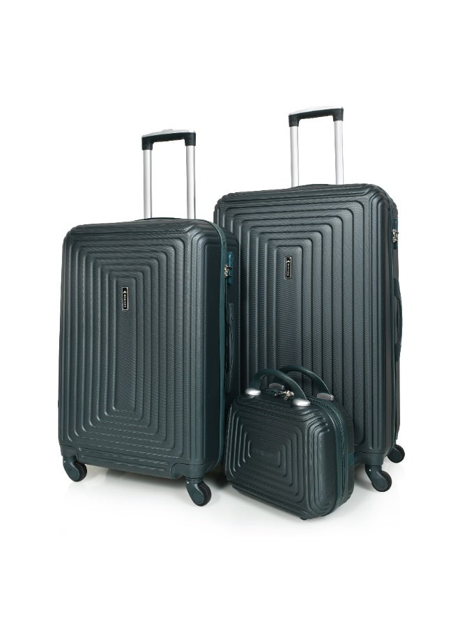 مورانو طقم شنط سفر من مورانو مكون من أربع قطع لون أخضر - Image 3