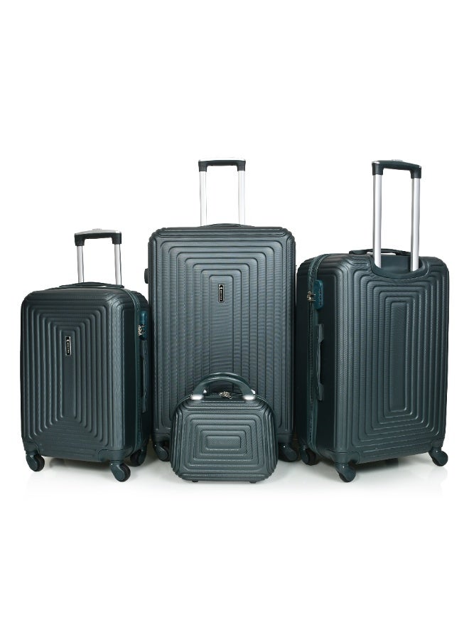 مورانو طقم شنط سفر من مورانو مكون من أربع قطع لون أخضر - Image 1