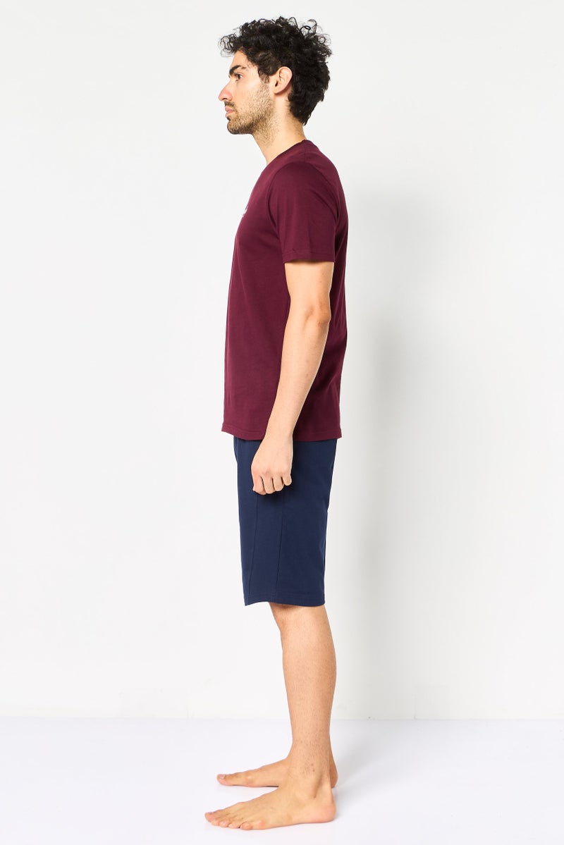 English Laundry Men 2Pcs Short Sleeve T-Shirt And Shorts Sleepwear Set, Multicolor - Image 3