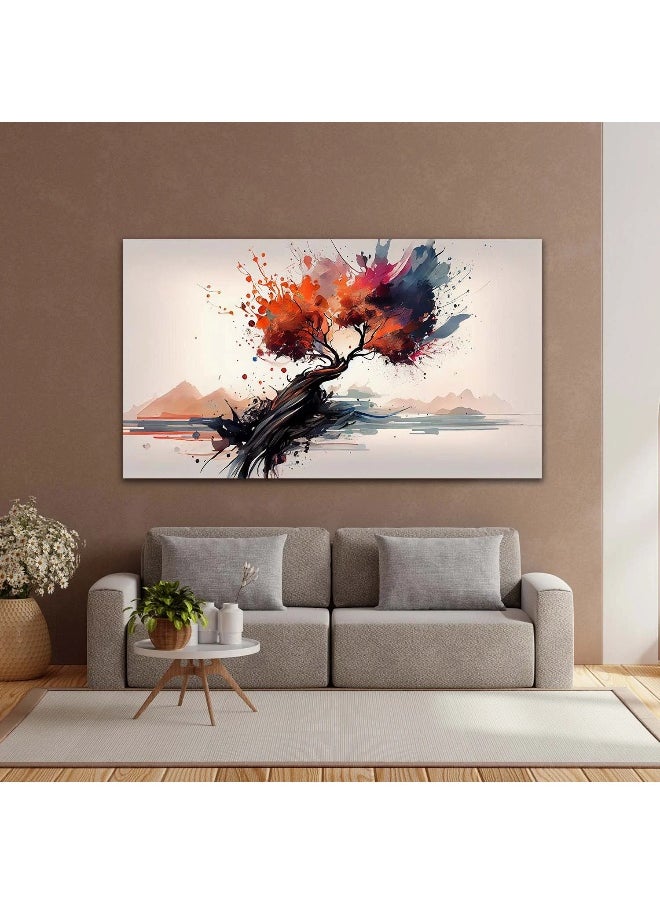 Walliv - Splash Of Soul Artwork Wall Art Canvas Painting 150x100 cm. - Image 1