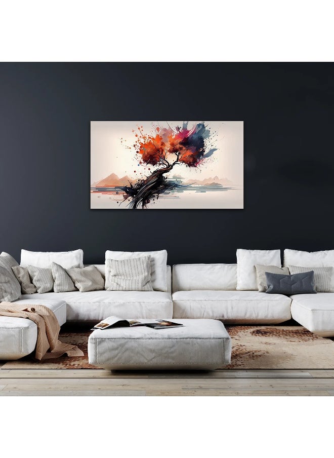 Walliv - Splash Of Soul Artwork Wall Art Canvas Painting 150x100 cm. - Image 1