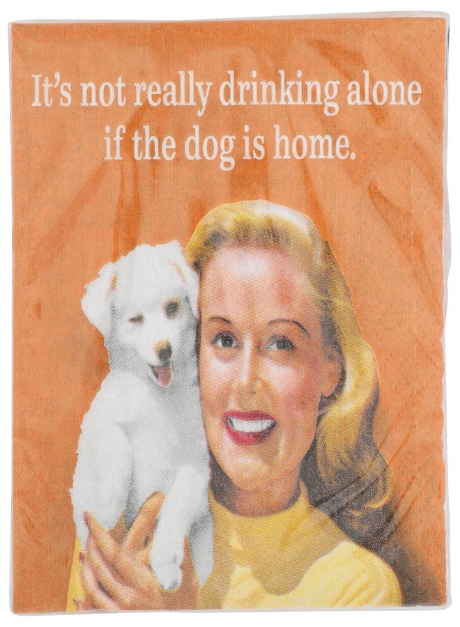 Design Design If The Dog is Home Cocktail Napkins, 5", Multicolor - Image 2