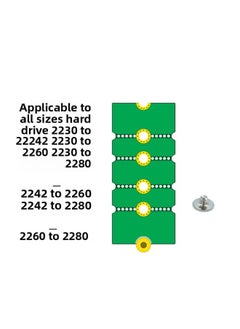 Generic NGFF M.2 SSD Solid State Drive 2230 2242 2260 Turn 2280 Extension Bracket Extension Board-Capacity:Green Board_all-round All Kinds Of Sizes Can Be Turned  - Image 1