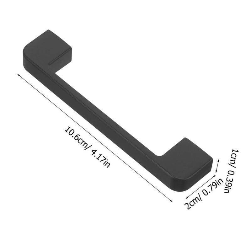 Black Cabinet Pulls And Wardrobe Handles 2Pcs Modern Vintage Kitchen Furniture Hardware - Image 3