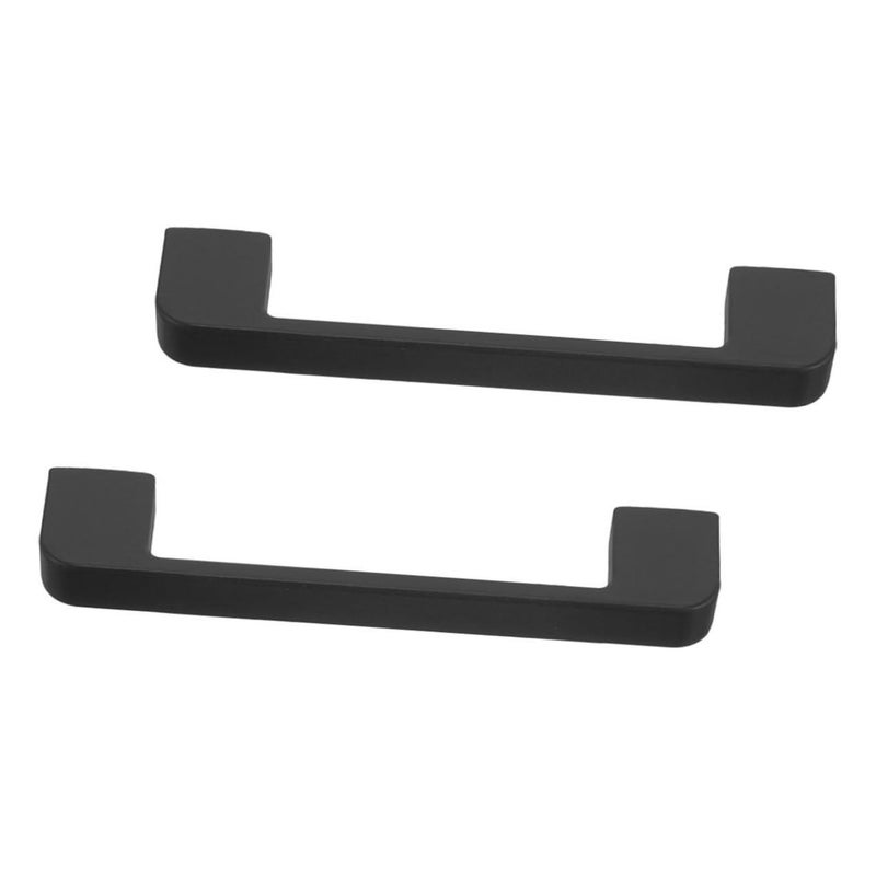 Black Cabinet Pulls And Wardrobe Handles 2Pcs Modern Vintage Kitchen Furniture Hardware - Image 2