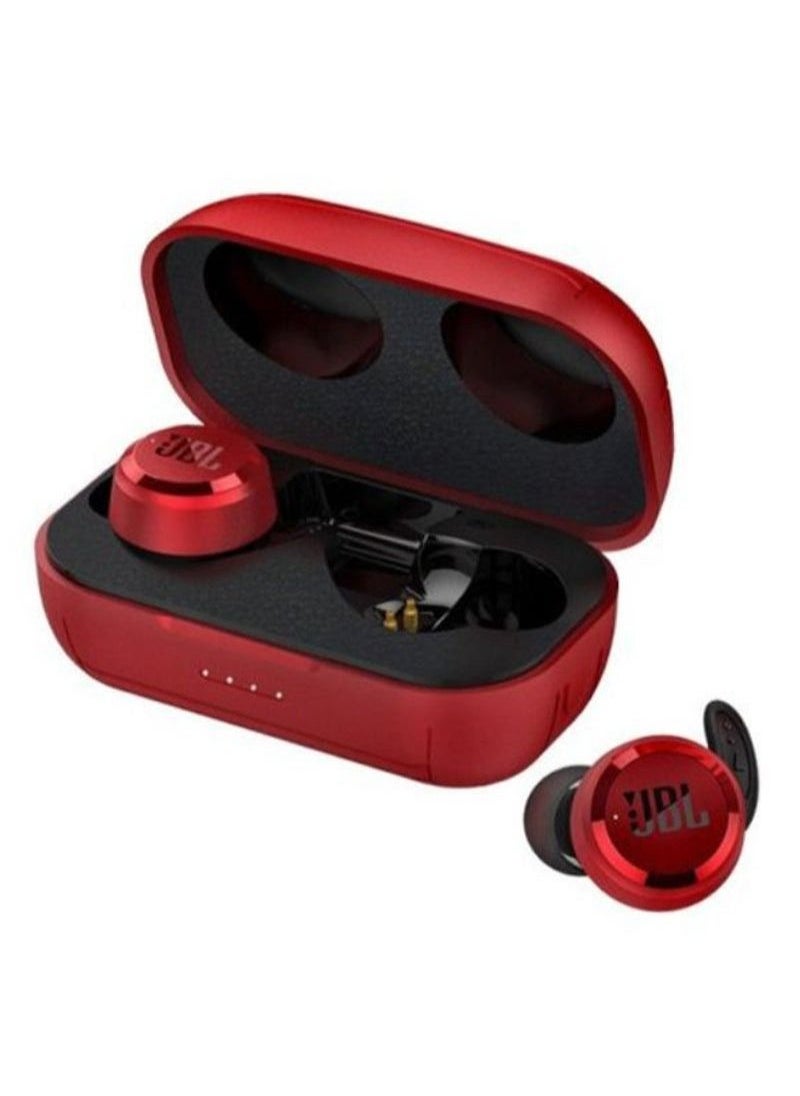 Generic - T280 TWS Bluetooth Wireless In-Ear Earphones With Charging Case Red - Image 1