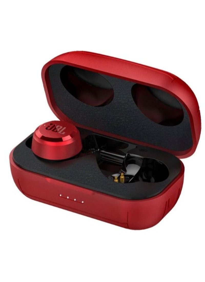 Generic - T280 TWS Bluetooth Wireless In-Ear Earphones With Charging Case Red - Image 1