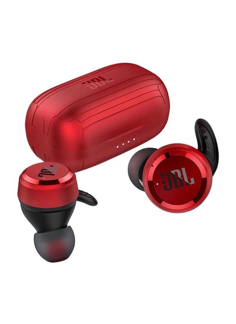T280 TWS Bluetooth Wireless In-Ear Earphones With Charging Case Red