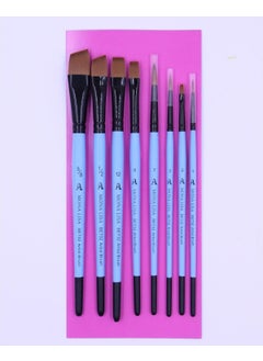 Mona Lisa Multi-Purpose Art Brush Set 8 Pcs No 32 SFSET32  - Image 1